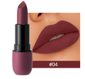Rouge à Lèvres Velours Mat 6 Teintes - Waterproof & Longue Tenue