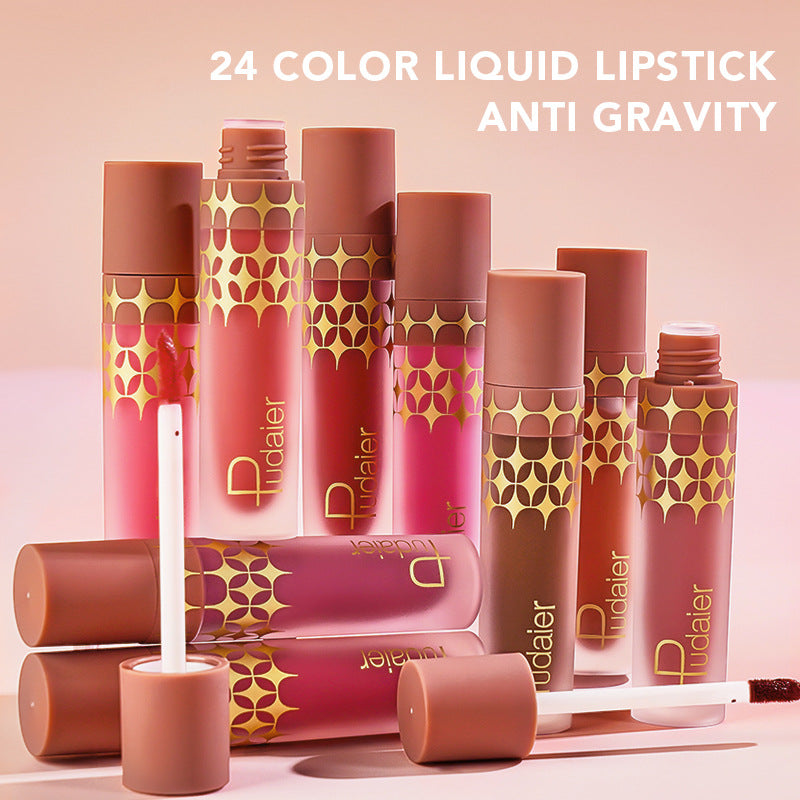 Rouge à Lèvres Liquide Mat Pudaier - 24 Teintes 4,5g