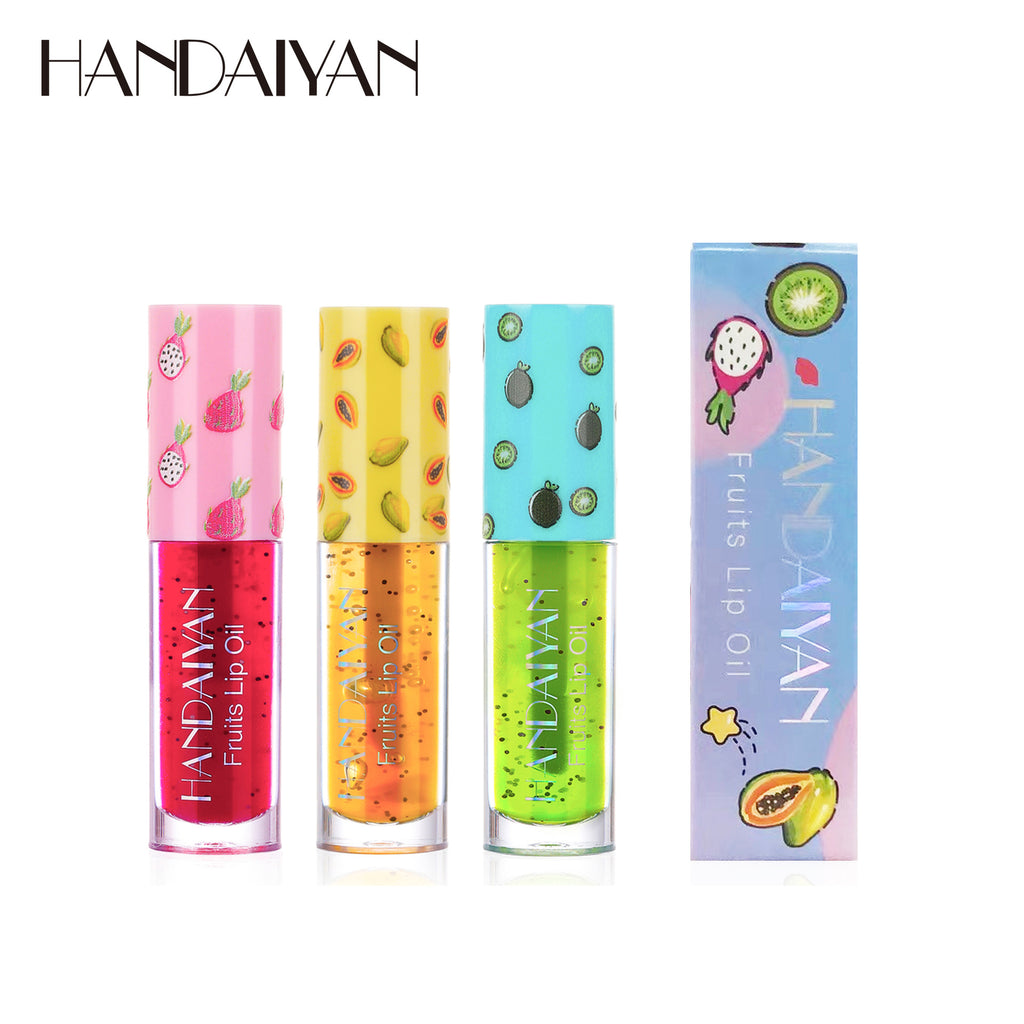 Huile Lèvres HANDAIYAN Série Fruits - Soin Hydratant