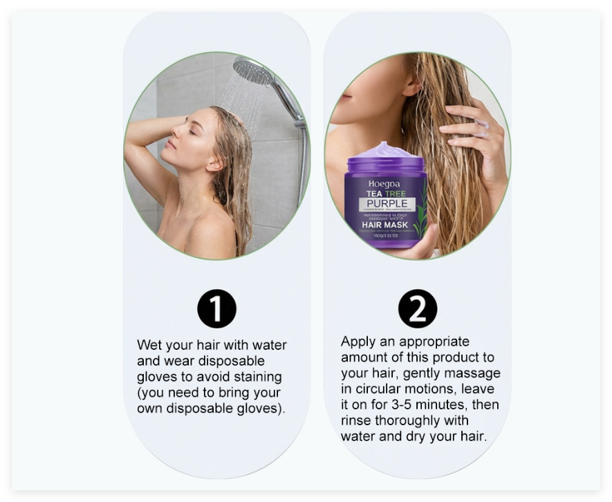 Shampooing Violet Anti-Jaunissement & Masque Cheveux - 100g