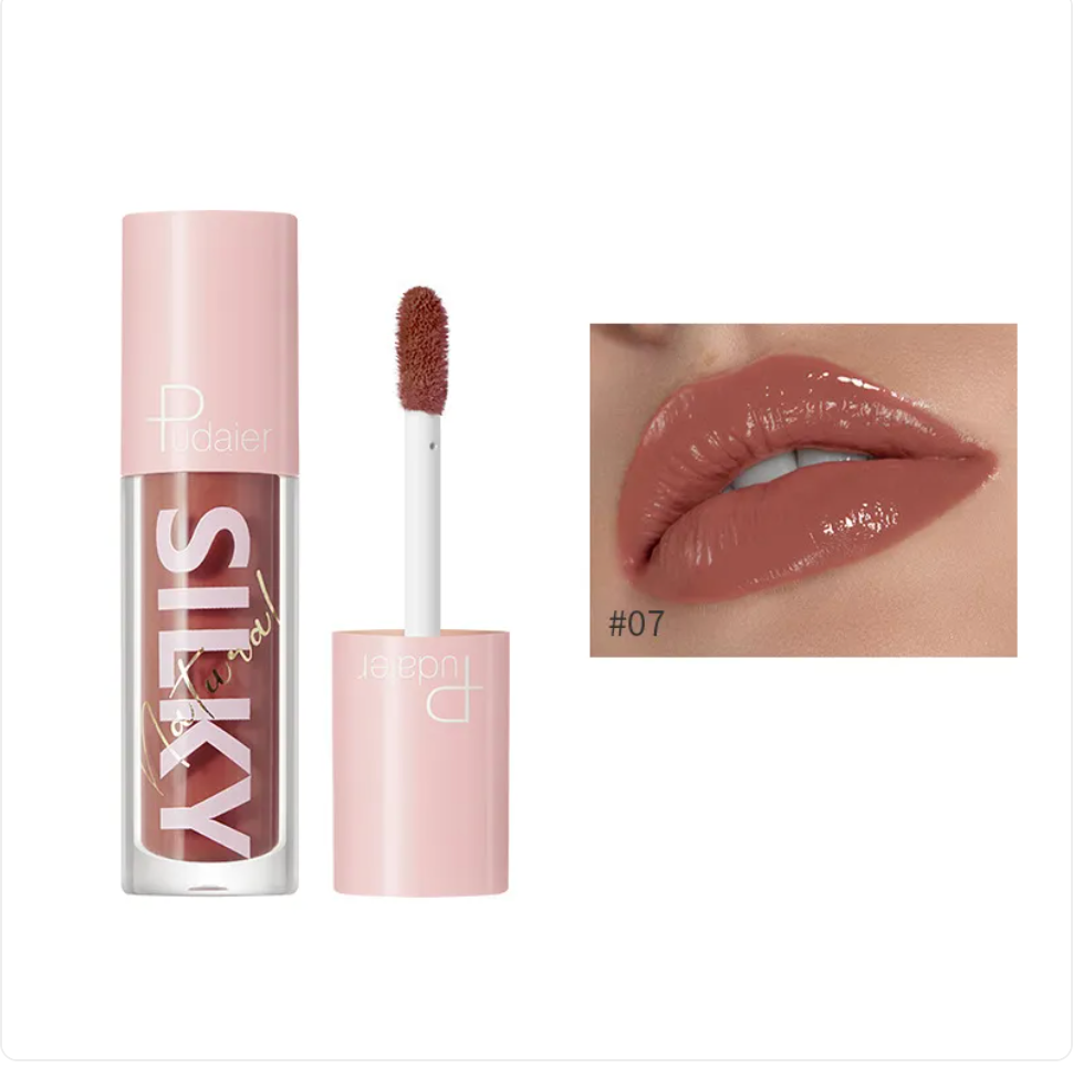 Gloss Lèvres Effet Miroir à l'Eau & Vitamine C – 16 Teintes