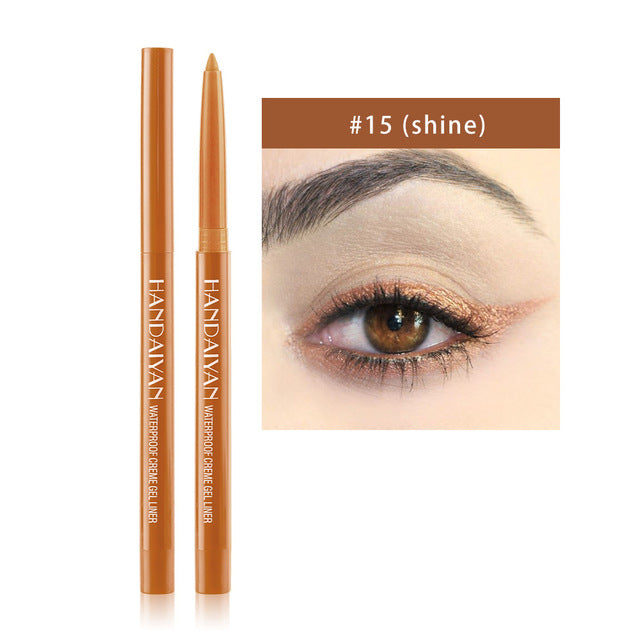 Crayon Eyeliner Nacré Mat Waterproof Ciel Étoilé - 20 Couleurs