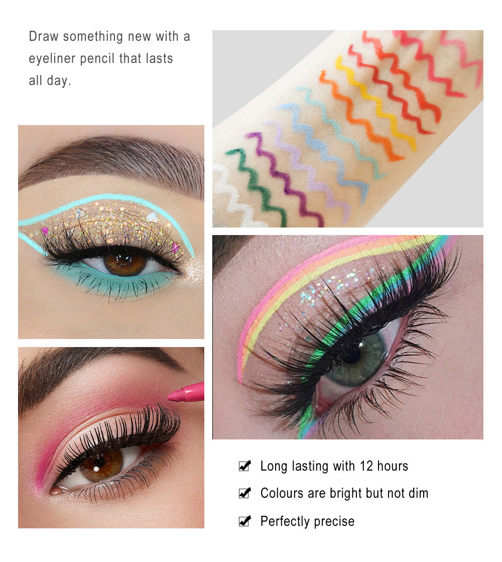 Crayon Eyeliner Nacré Mat Waterproof Ciel Étoilé - 20 Couleurs