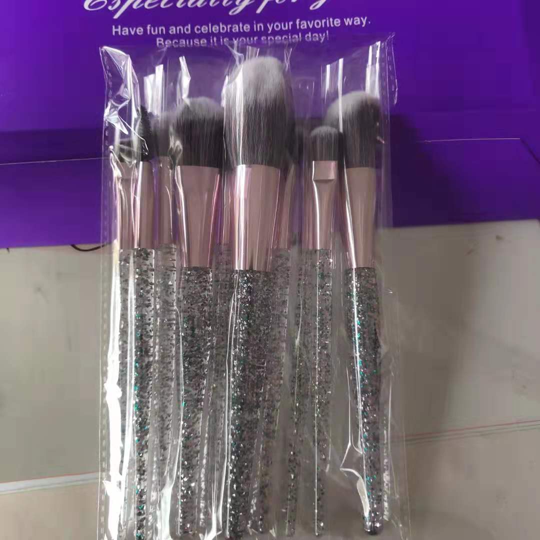 Ensemble de 10 pinceaux de maquillage pour beauté et mélange