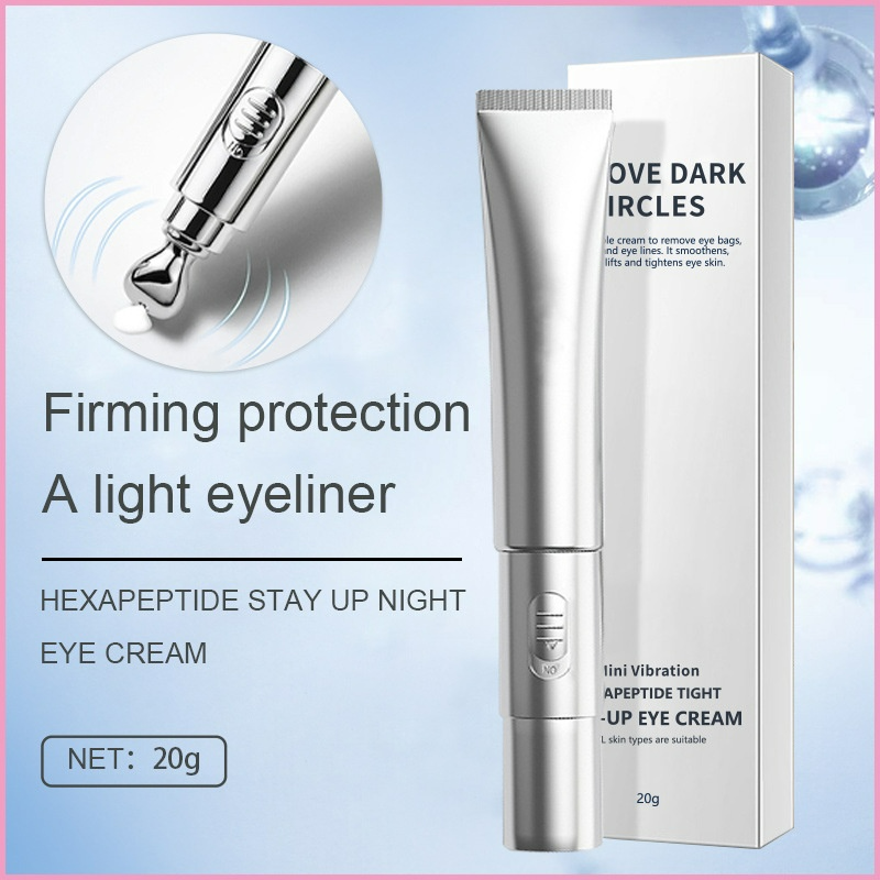 Crème Contour des Yeux aux Hexapeptides – Anti-Poches, Cernes & Rides