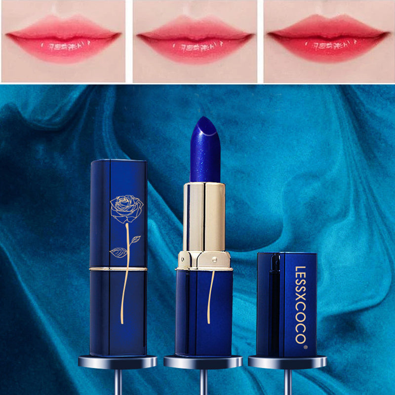 Rouge à Lèvres Changeant de Couleur LESSXCOCO Blue Maggie - Waterproof 3,8g