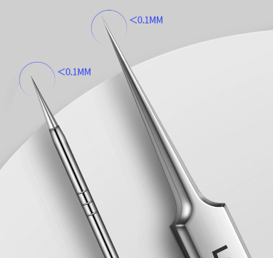 Set d'outils de précision pour l'extraction des boutons pour les soins de la peau
