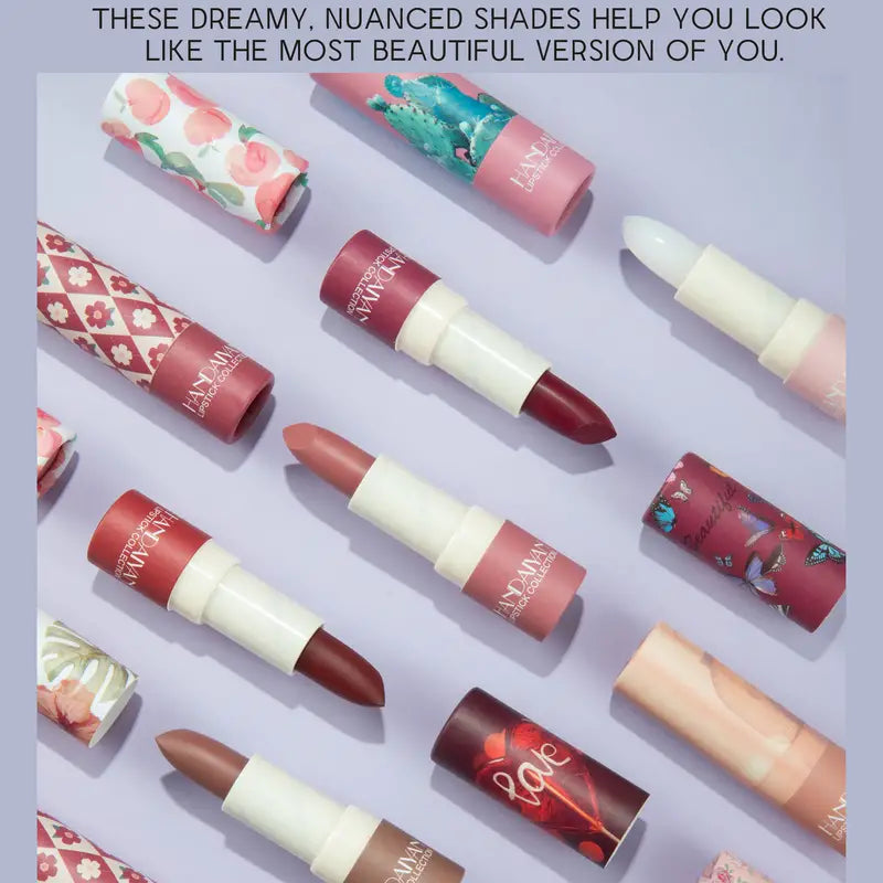Set Rouge à Lèvres Velours Mat Waterproof - 8 Couleurs