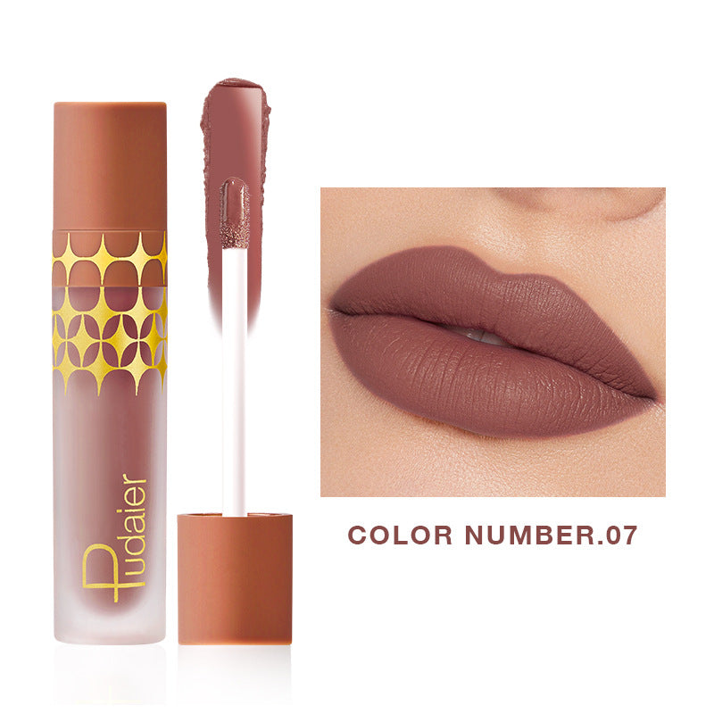 Rouge à Lèvres Liquide Mat Pudaier - 24 Teintes 4,5g