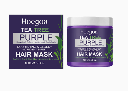 Shampooing Violet Anti-Jaunissement & Masque Cheveux - 100g