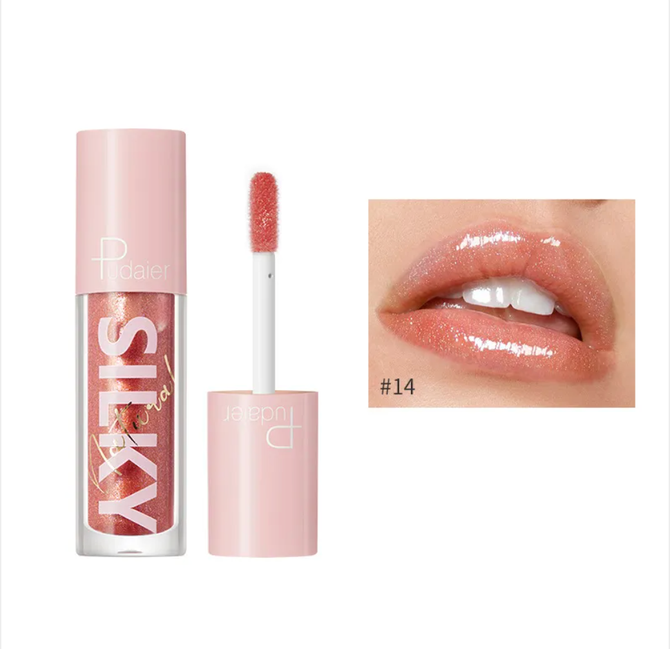 Gloss Lèvres Effet Miroir à l'Eau & Vitamine C – 16 Teintes