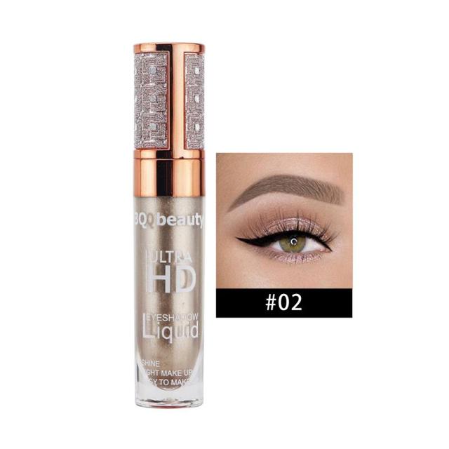 Fard à Paupières Liquide Diamond Nacré Scintillant - 12 Teintes