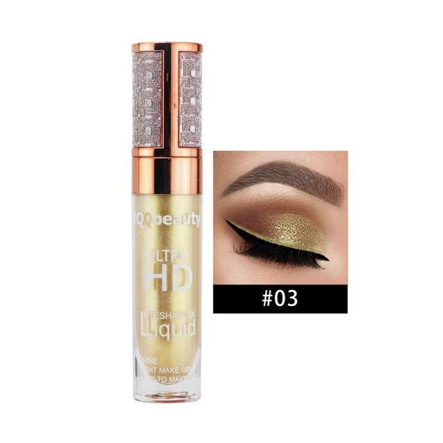 Fard à Paupières Liquide Diamond Nacré Scintillant - 12 Teintes