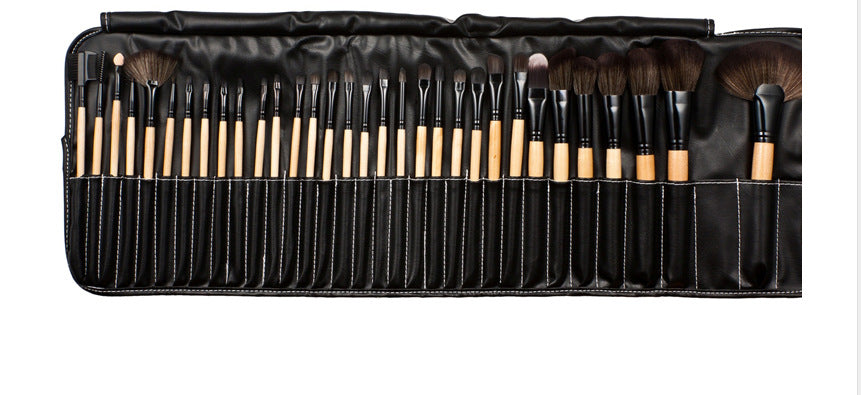 Set de 32 Pinceaux de Maquillage en Fibre Synthétique