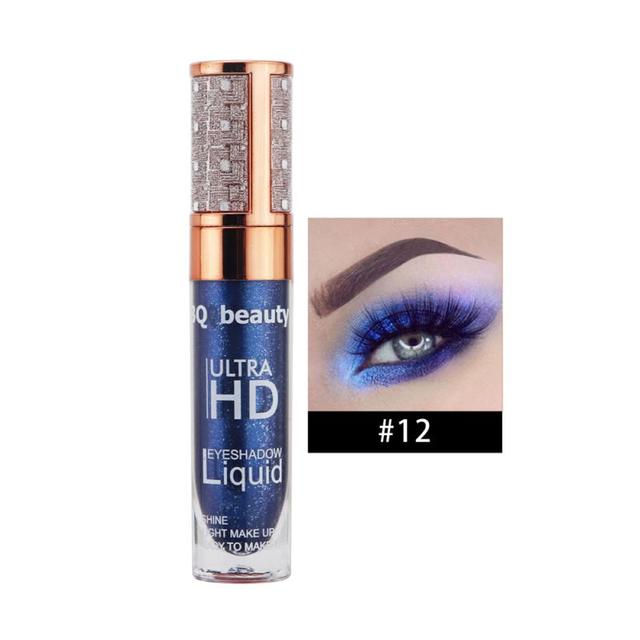 Fard à Paupières Liquide Diamond Nacré Scintillant - 12 Teintes