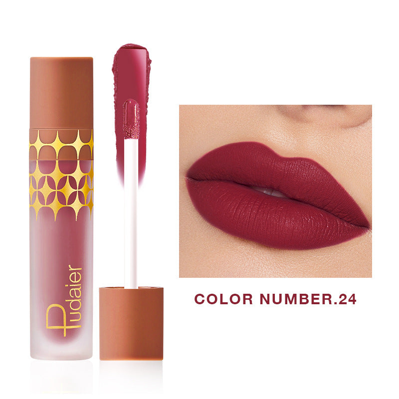 Rouge à Lèvres Liquide Mat Pudaier - 24 Teintes 4,5g