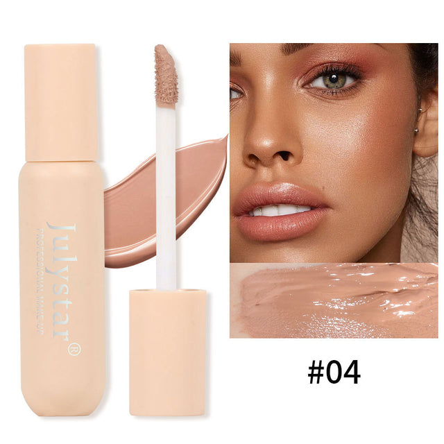 Fond de Teint Liquide Couvrant Julystar - Correcteur 6 Teintes