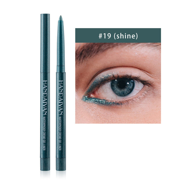 Crayon Eyeliner Nacré Mat Waterproof Ciel Étoilé - 20 Couleurs