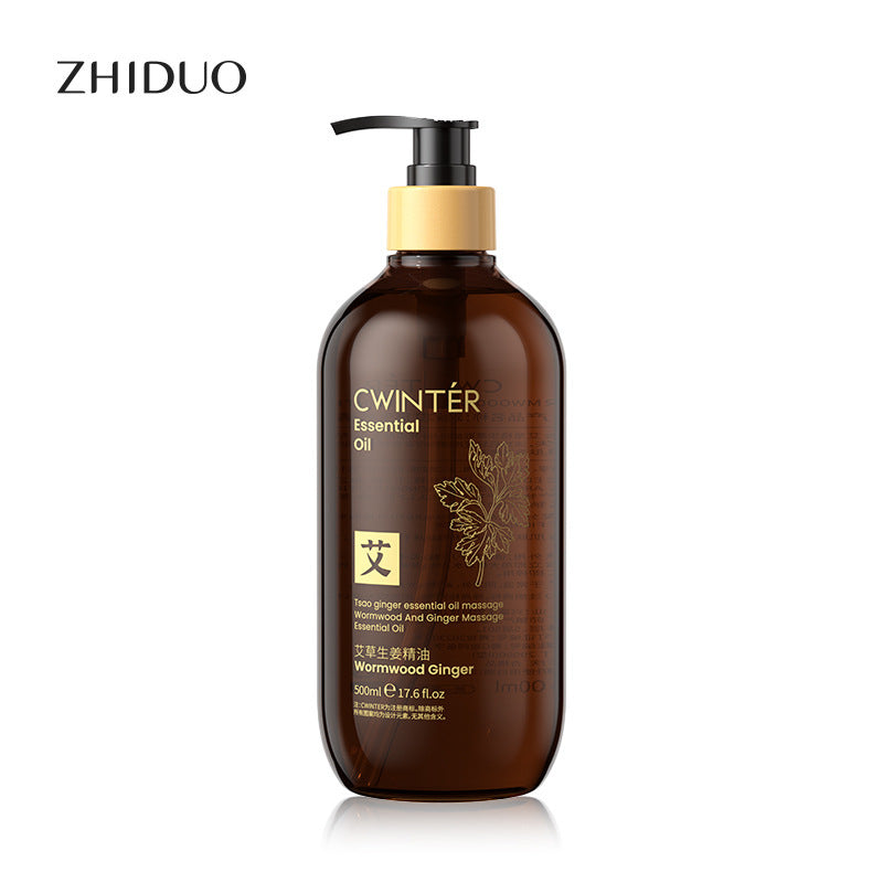 Huile Essentielle de Gingembre à l'Armoise 500ml pour le Soin du Corps et l'Hydratation