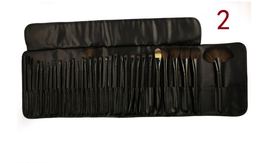 Set de 32 Pinceaux de Maquillage en Fibre Synthétique
