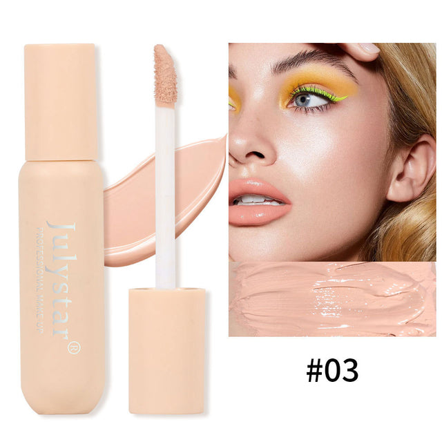 Fond de Teint Liquide Couvrant Julystar - Correcteur 6 Teintes