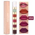 Gloss Lèvres Mat Waterproof Longue Tenue Design Bambou - 4 Teintes 5ml