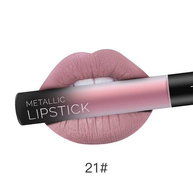 Gloss Lèvres Givré Tube Rond Liquide - Mat & Brillant 26 Teintes