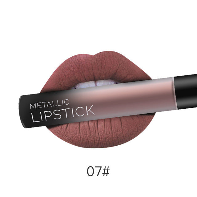 Gloss Lèvres Givré Tube Rond Liquide - Mat & Brillant 26 Teintes