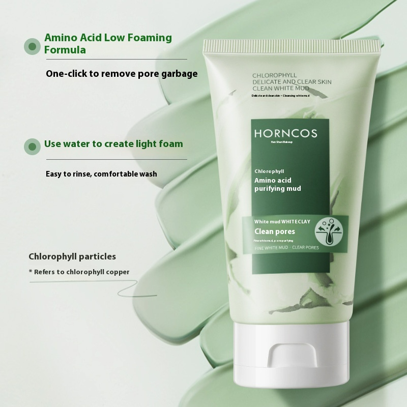 Nettoyant Visage aux Acides Aminés & Chlorophylle – Pores Resserrés 100g