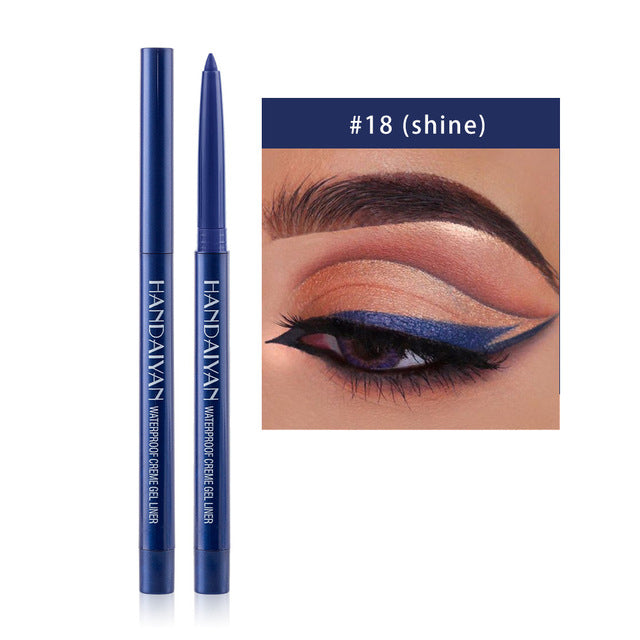 Crayon Eyeliner Nacré Mat Waterproof Ciel Étoilé - 20 Couleurs