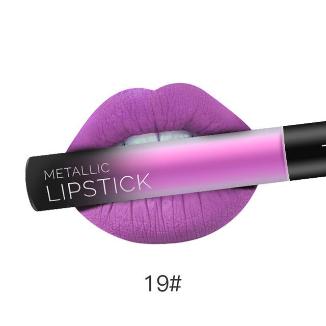 Gloss Lèvres Givré Tube Rond Liquide - Mat & Brillant 26 Teintes