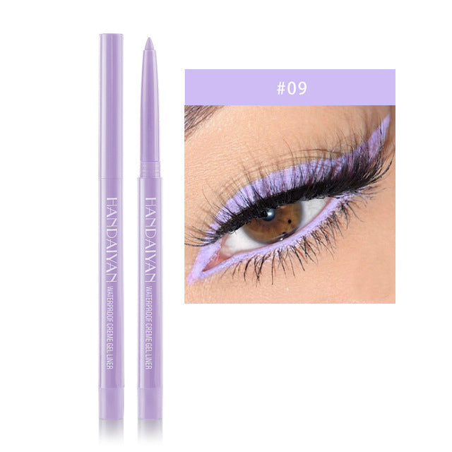 Crayon Eyeliner Nacré Mat Waterproof Ciel Étoilé - 20 Couleurs