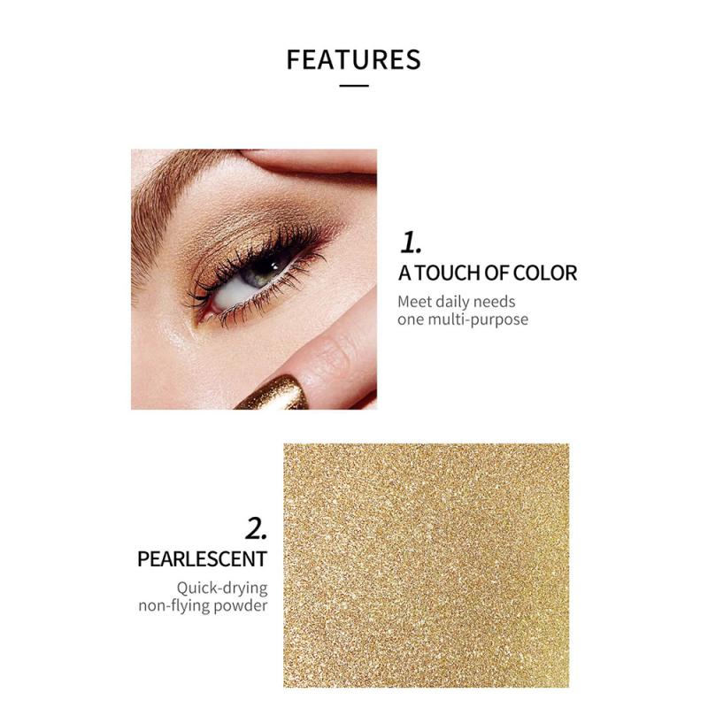 Fard à Paupières Liquide Diamond Nacré Scintillant - 12 Teintes