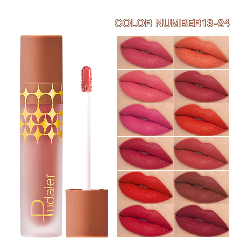 Rouge à Lèvres Liquide Mat Pudaier - 24 Teintes 4,5g