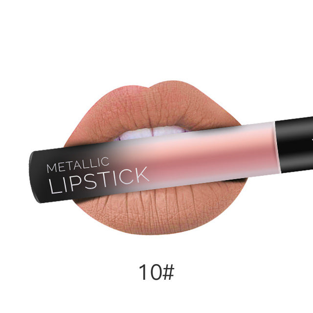 Gloss Lèvres Givré Tube Rond Liquide - Mat & Brillant 26 Teintes