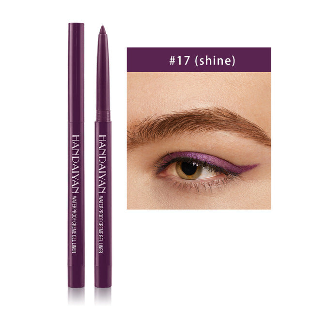 Crayon Eyeliner Nacré Mat Waterproof Ciel Étoilé - 20 Couleurs