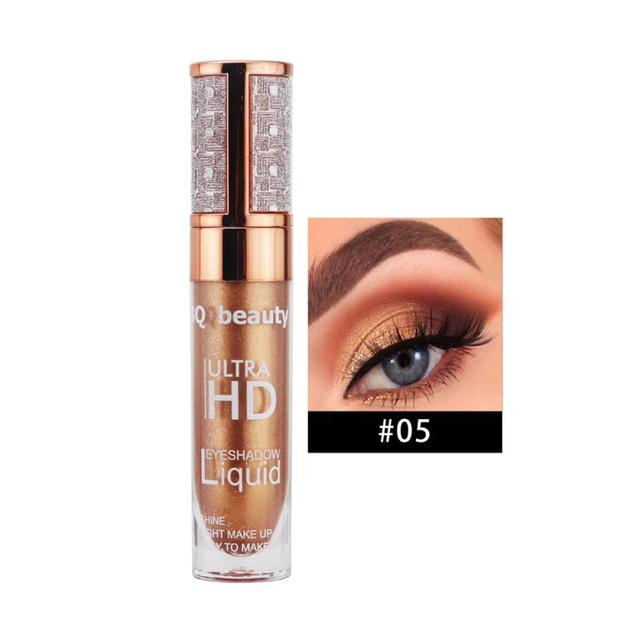 Fard à Paupières Liquide Diamond Nacré Scintillant - 12 Teintes