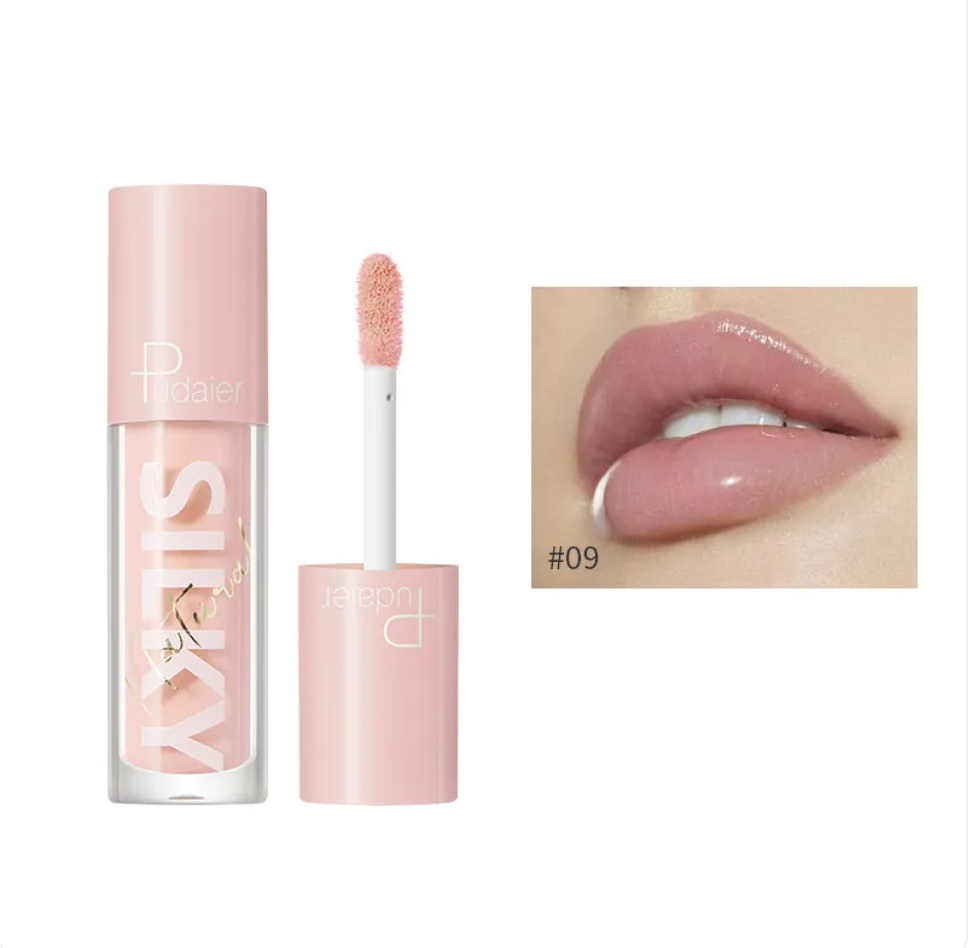 Gloss Lèvres Effet Miroir à l'Eau & Vitamine C – 16 Teintes