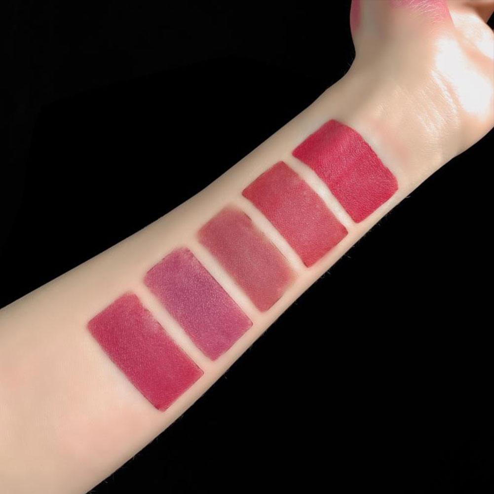 Coffret 5 Rouges à Lèvres Mat Velours - Formule Sans Transfert