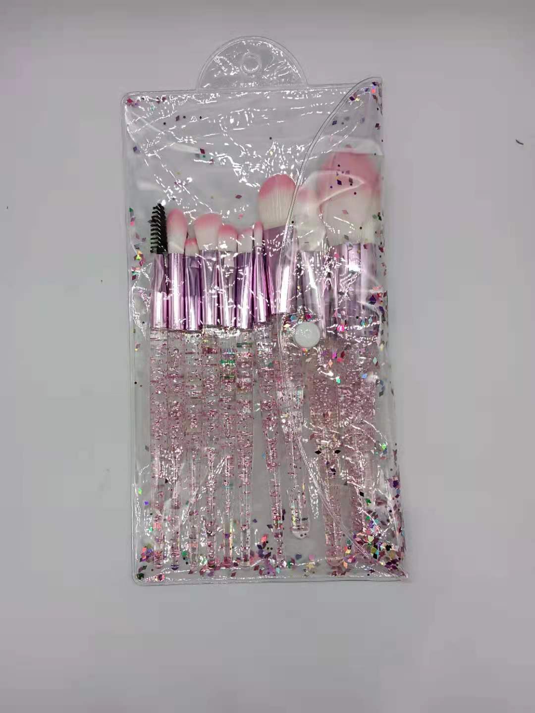 Ensemble de 10 pinceaux de maquillage pour beauté et mélange