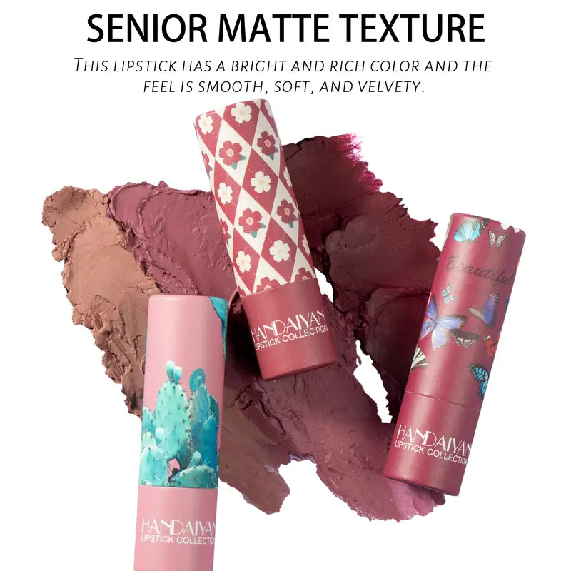 Set Rouge à Lèvres Velours Mat Waterproof - 8 Couleurs