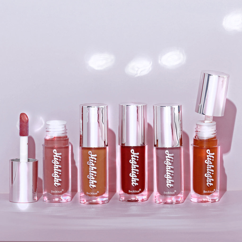 Gloss à Lèvres Nude Haute Brillance avec Fini Miroir
