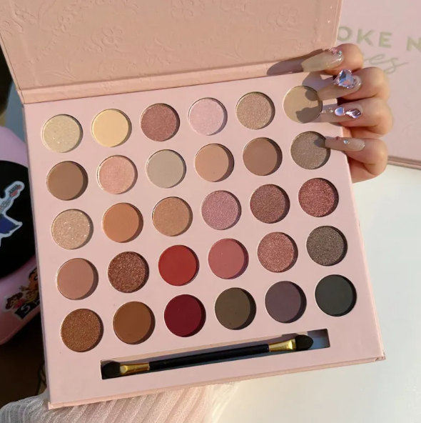Palette d'Ombres à Paupières Rose Glow