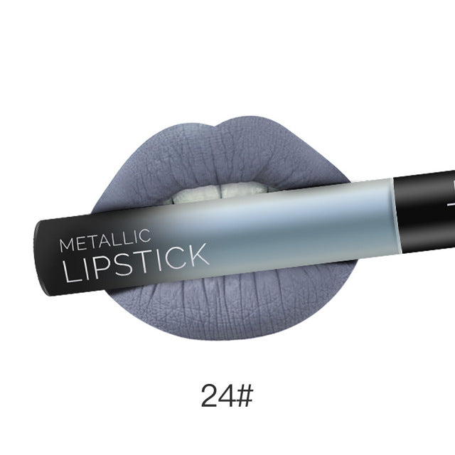 Gloss Lèvres Givré Tube Rond Liquide - Mat & Brillant 26 Teintes