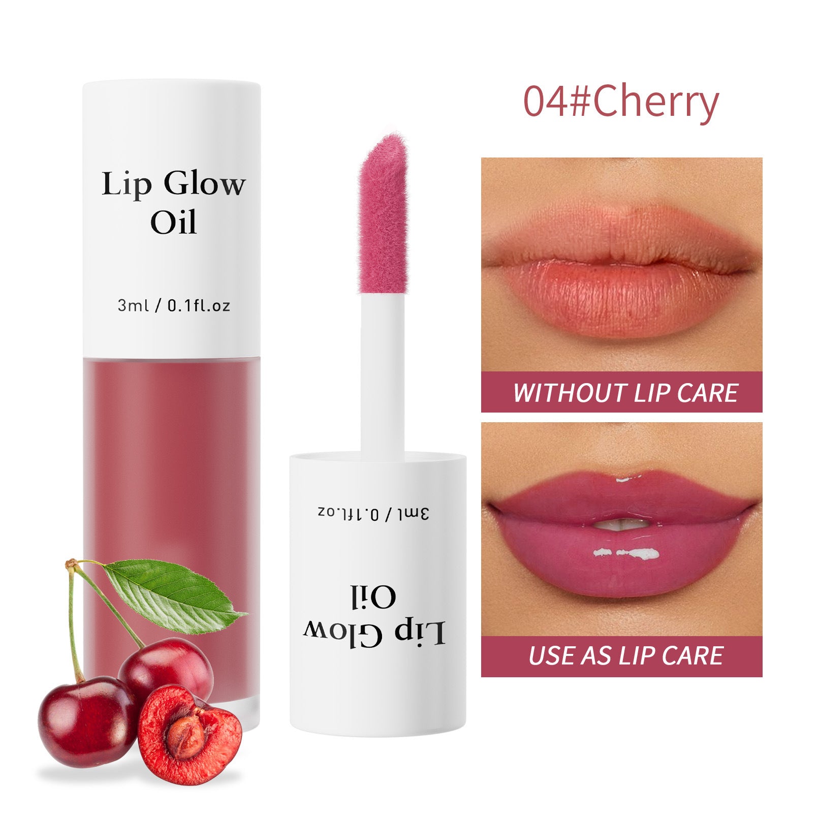 Huile Lèvres Hydratante Hellokiss aux Saveurs de Fruits - 7 Teintes