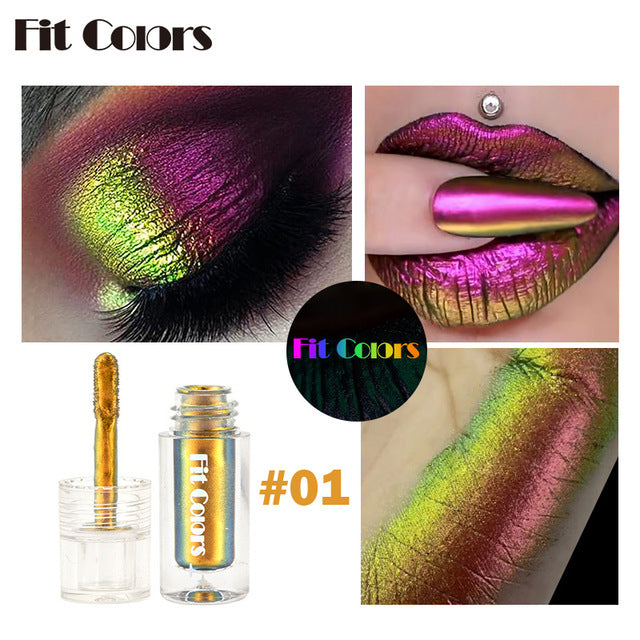 Pigments Fard à Paupières Multi-Chrome Aurora Longue Tenue
