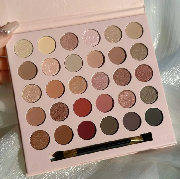Palette d'Ombres à Paupières Rose Glow