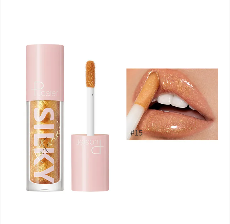 Gloss Lèvres Effet Miroir à l'Eau & Vitamine C – 16 Teintes