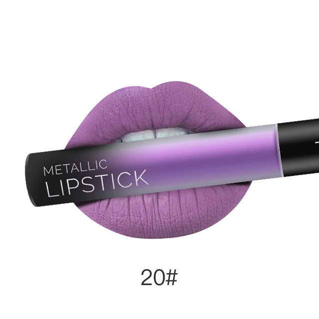Gloss Lèvres Givré Tube Rond Liquide - Mat & Brillant 26 Teintes