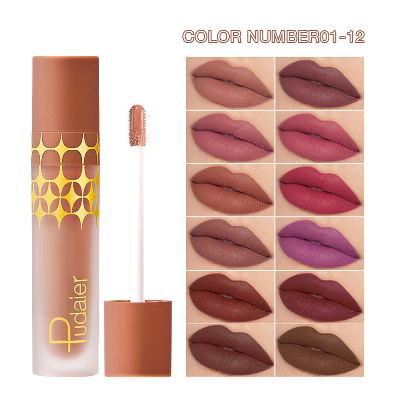 Rouge à Lèvres Liquide Mat Pudaier - 24 Teintes 4,5g